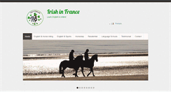 Desktop Screenshot of irishinfrance.com